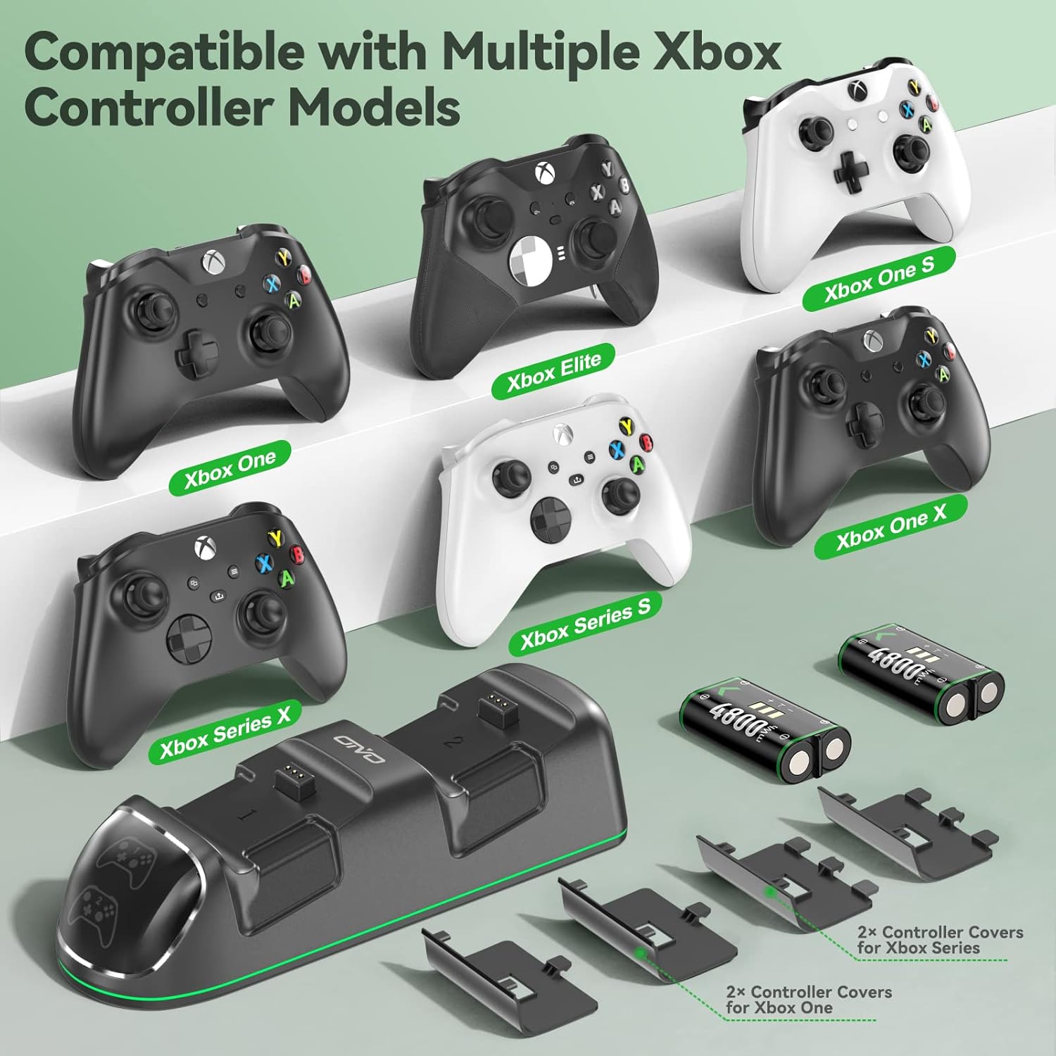 No more expensive batteries with this Xbox Controller Charger Station